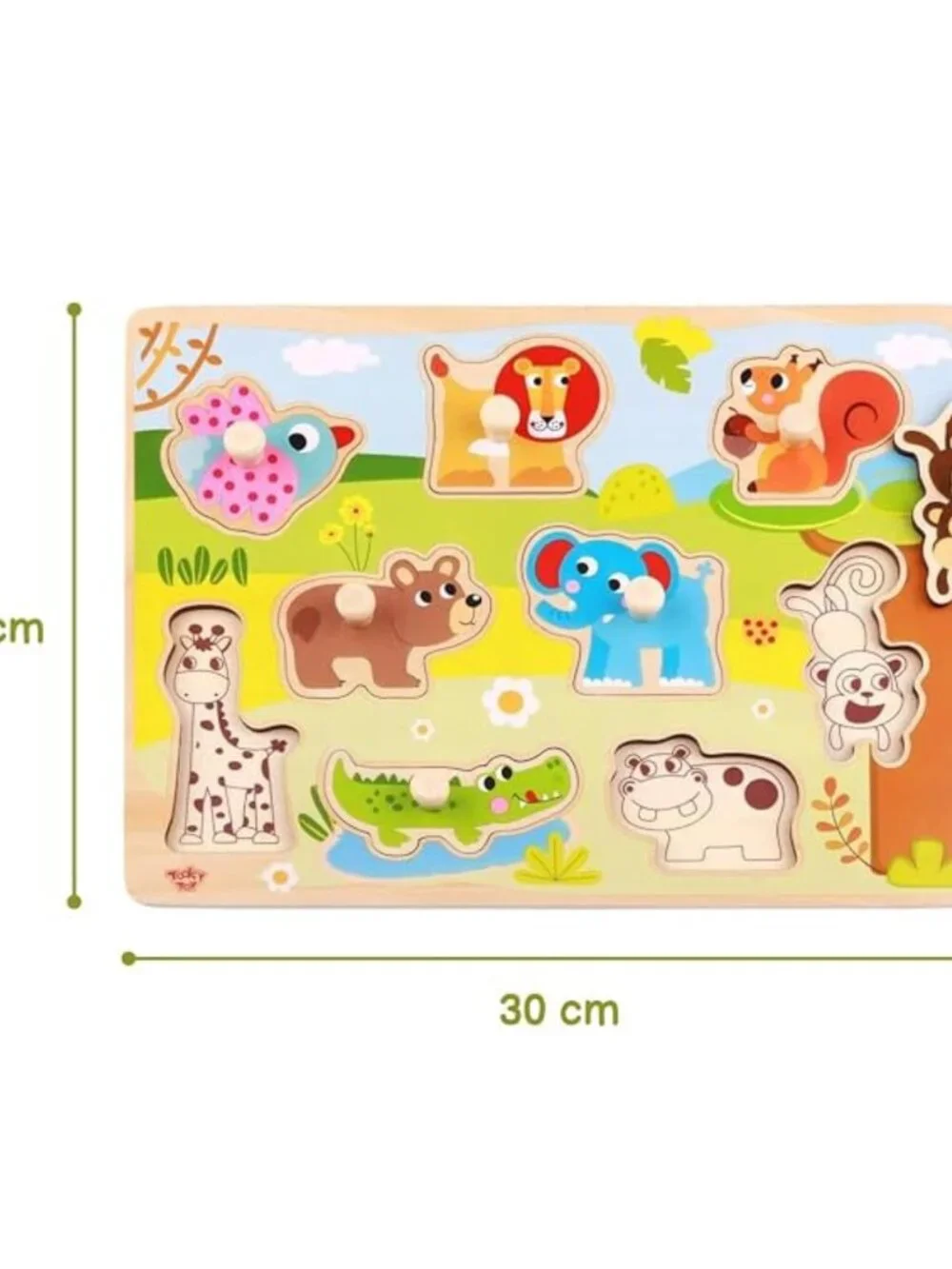 NEW Montessori Wooden Farm Animal Puzzle Toddler Learning Toy Educational Gift